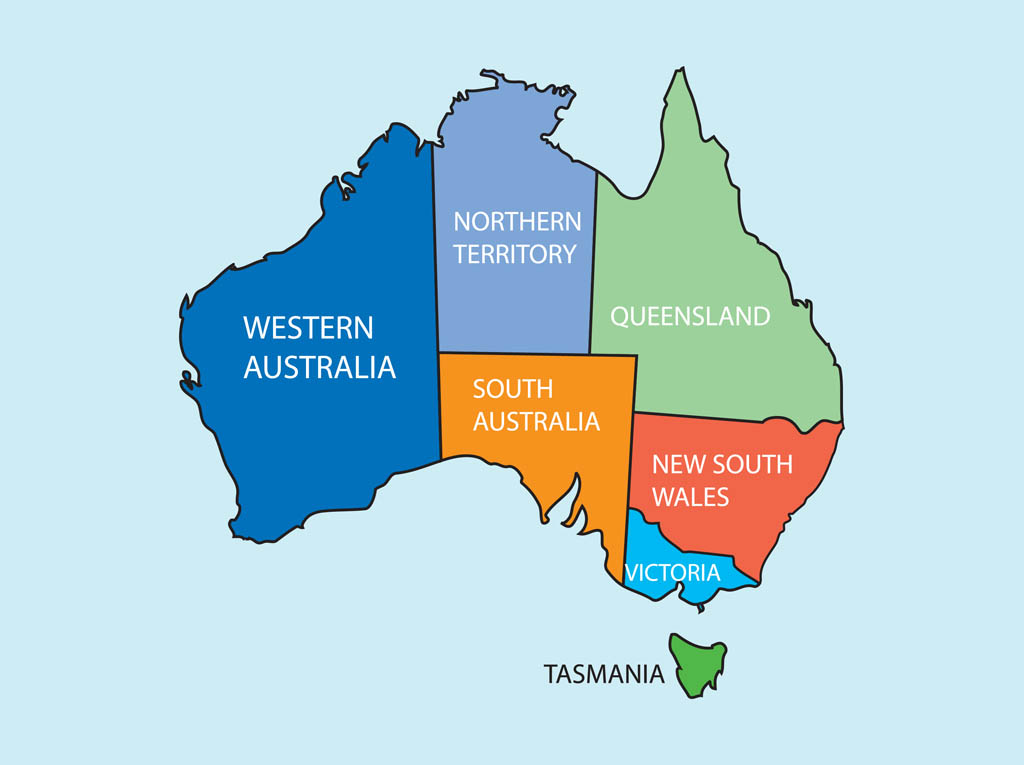 Map of Australia